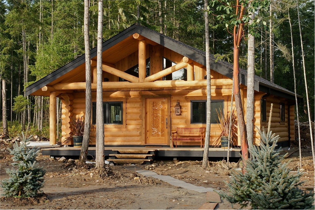 Affordable Log Homes Photo Gallery New Hampshire Log Cabin For Sale