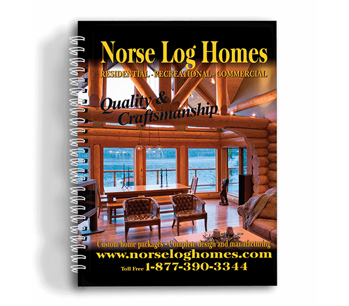 Log-home-plan-book Norse Log Home's log home plan book